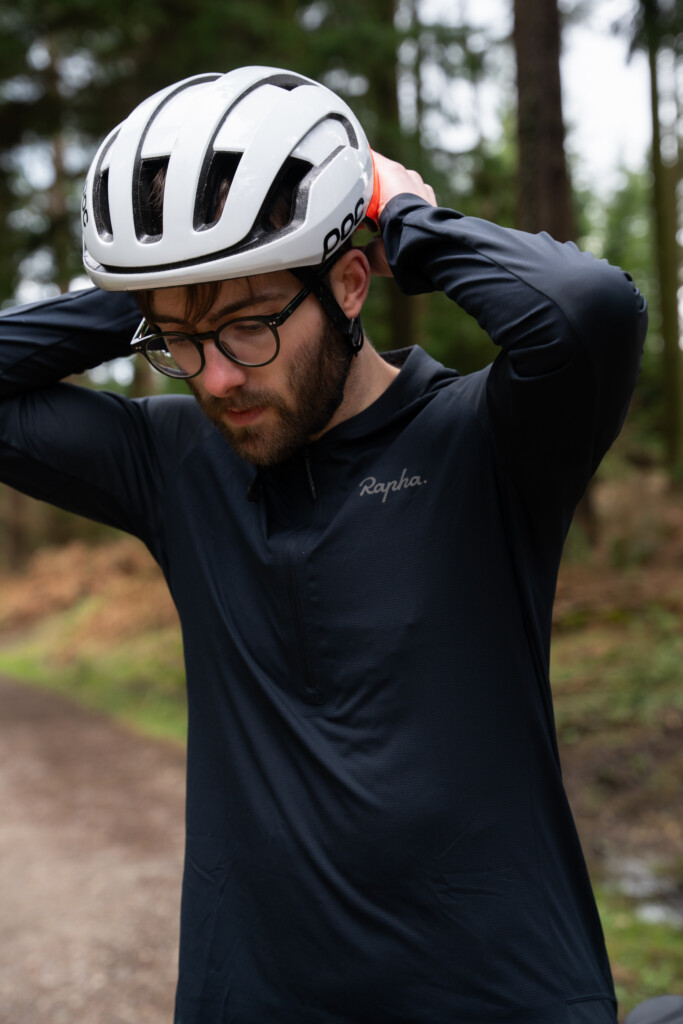 Review: Rapha Men's Explore Long Sleeve Zip Neck Tech T-Shirt