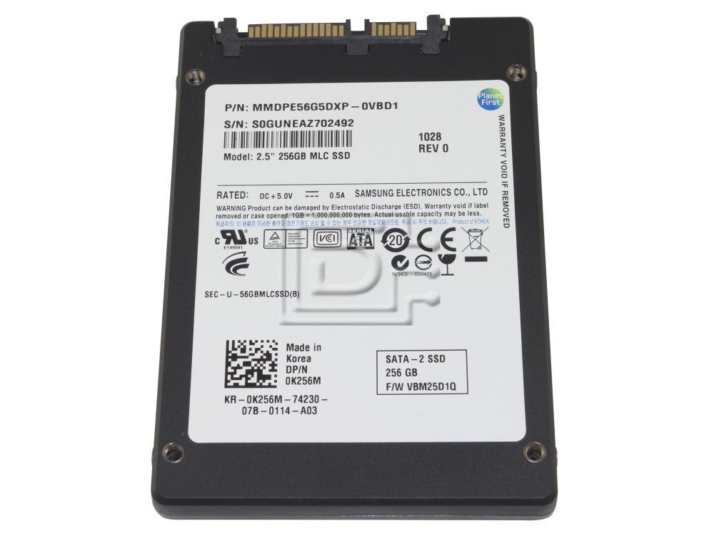 Samsung 256GB SSD 2.5