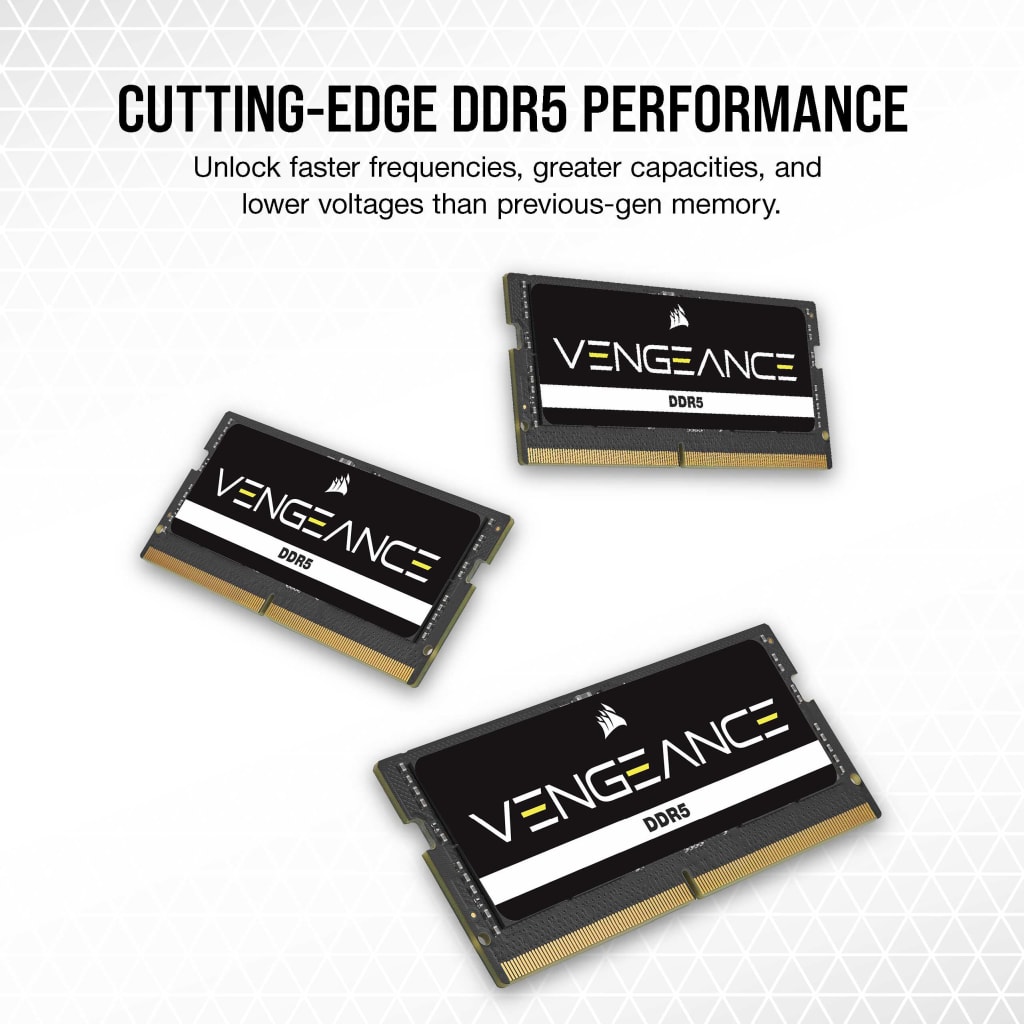 VENGEANCE DDR5 SODIMM 16GB (1x16GB) DDR5 5600MT/s CL48