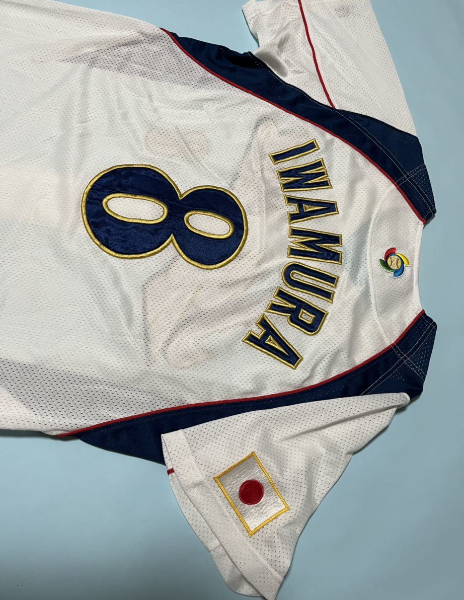 送料無料 即決 2009WBC日本代表ユニフォーム 岩村明憲選手モデル 世界