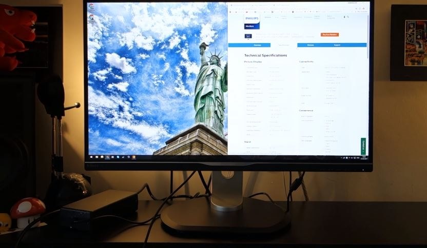 消費電力145W』 フィリップス 258B6QUEB/11 [25インチ ブラック] の