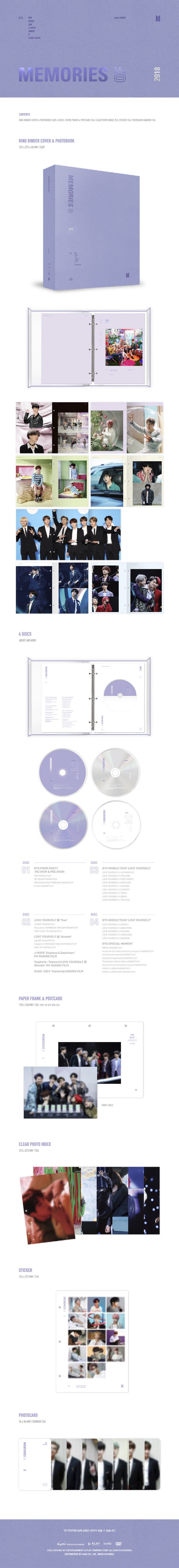 BTS | 방탄소년단 | MEMORIES OF 2018 [DVD] – KPOP MUSIC TOWN