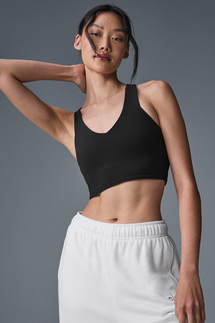 Airbrush Real Bra Tank - Black | ALO