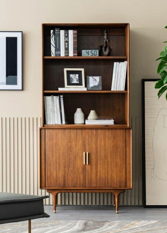 ジュリー トールブックキャビネット 木製 収納 本棚 チェスト おしゃれ