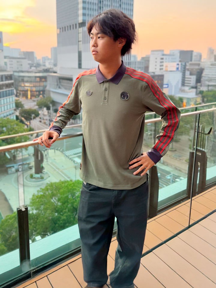 バイエルン・ミュンヘン TERRACE ICON 長袖ポロシャツ／サッカー