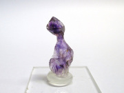 希少！アメジストエレスチャル セプタークォーツ 結晶 原石 インド産