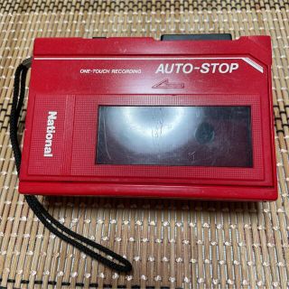 昭和レトロ】ナショナル（パナソニック）カセットテープレコーダーの