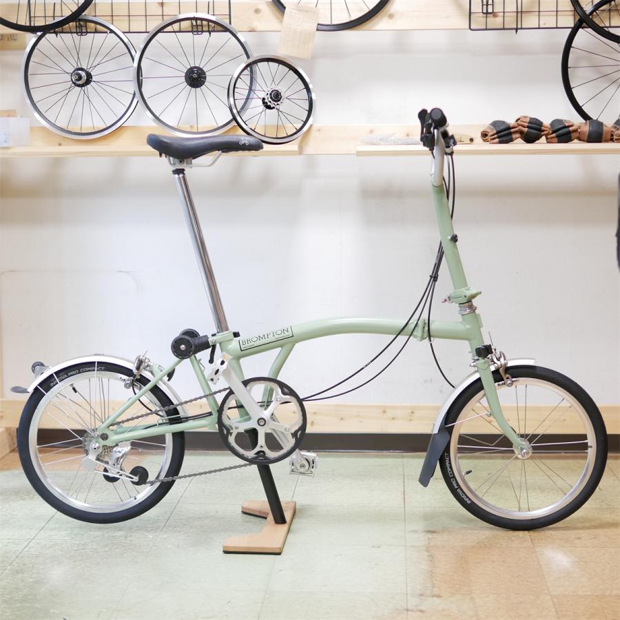 176G3S」BROMPTON 外装 2-7速用 シルバー色 超軽量910グラム ホイール