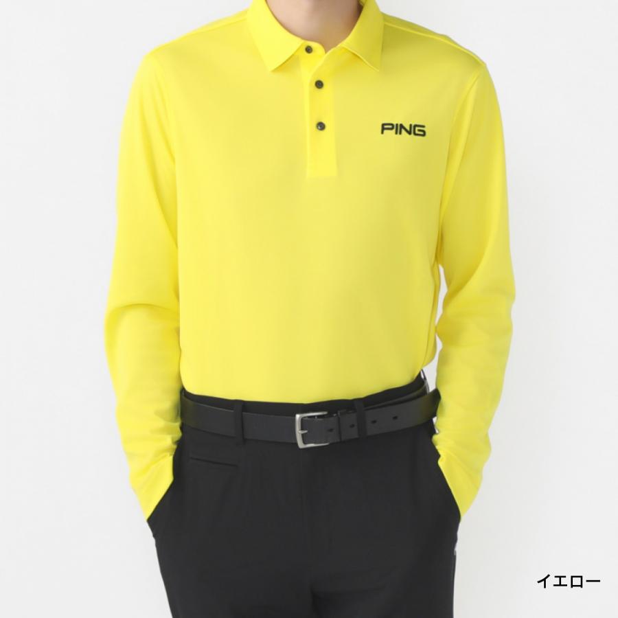 PING（ピン） ゴルフウェア 長袖シャツ 秋 冬 24FW アルペン別注 長袖