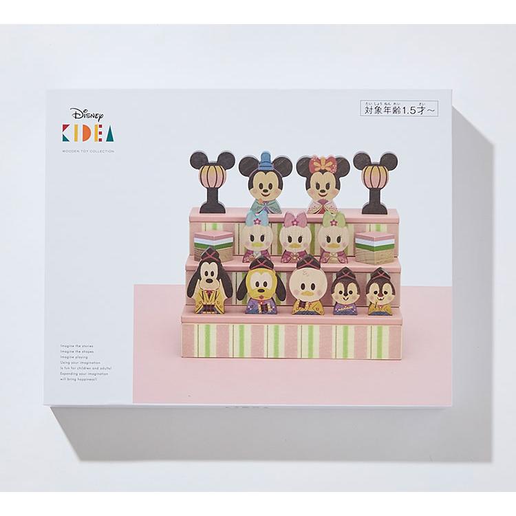 Disney｜KIDEA キャラクターハンカチ付 KIDEA＆BLOCK おひなさま