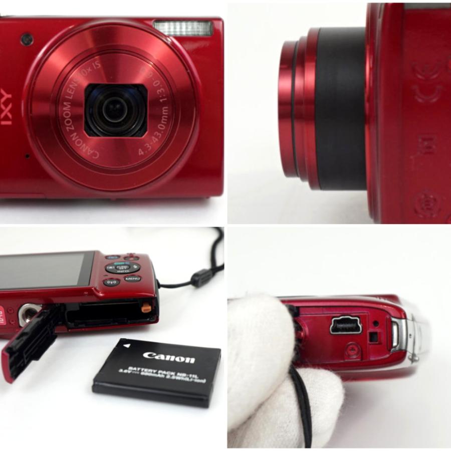 キヤノン（Canon） キャノン IXY 190 コンパクトデジタルカメラ レッド