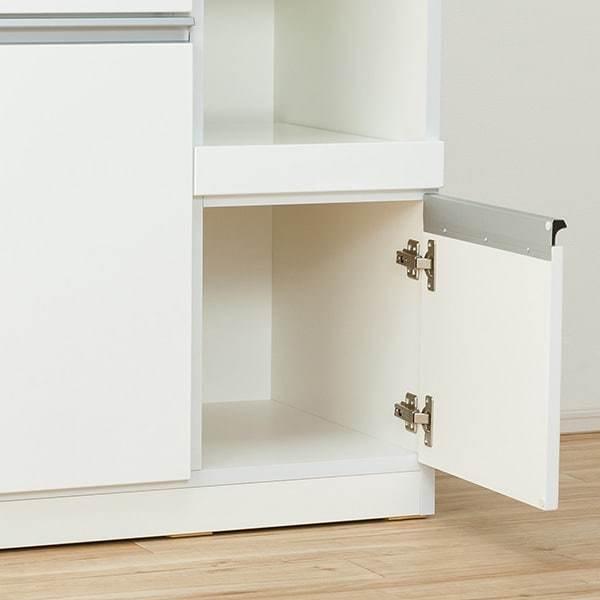 ニトリ（NITORI） 幅150cm 食器棚(レジューム 150TF-H WH/150TL-R WH