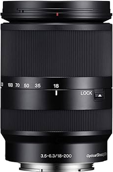 Amazon.com : Sony 18-200mm F3.5-6.3 E-Mount Lens SEL18200LE