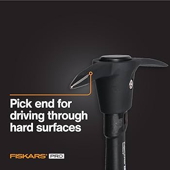 Amazon.com : Fiskars IsoCore Pickaxe Mattock with Shock-Absorbing