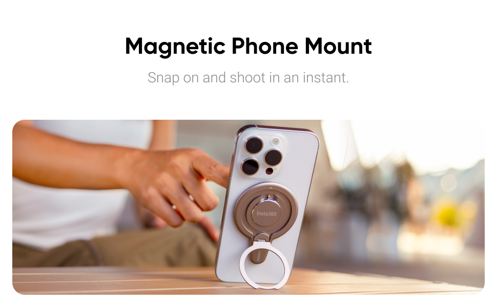 Amazon.com: Insta360 Flow 2 Pro/Flow 2 Magnetic Phone Mount : Cell