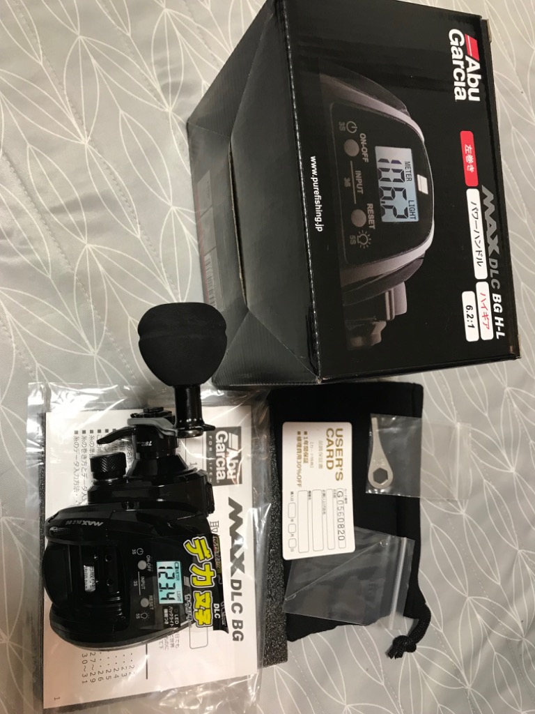 限定セール 40%OFF アブガルシア MAX DLC BG H-L カウンターリール 左