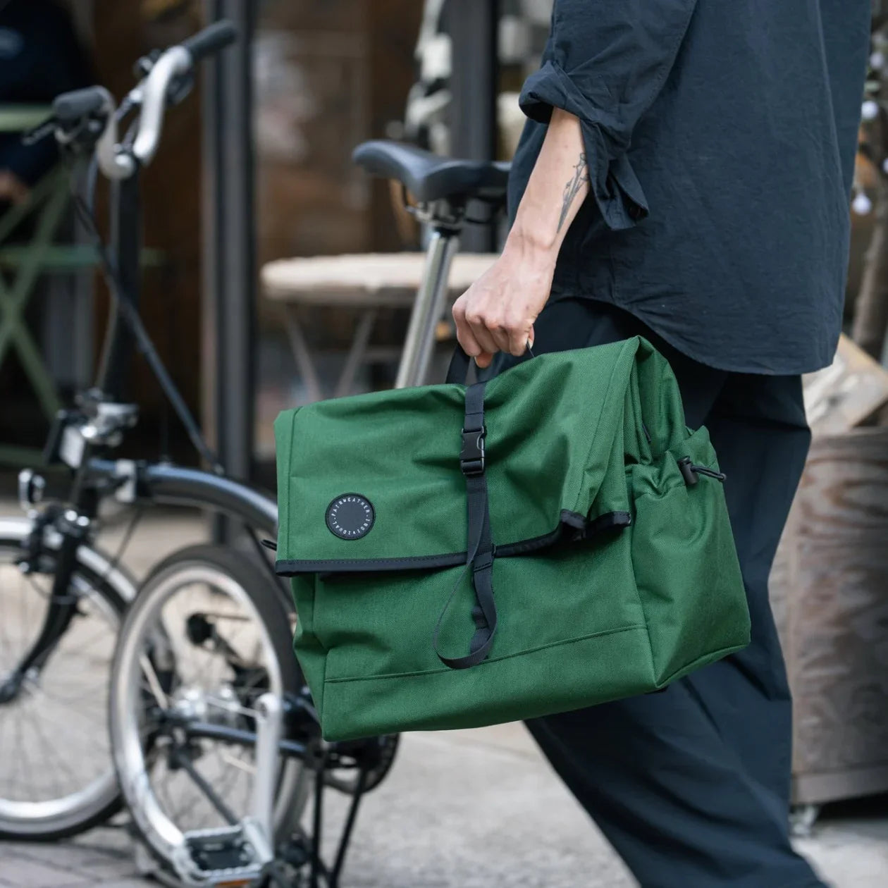 FAIRWEATHER brompton bag (waxed canvas) (フレームあり) フェア