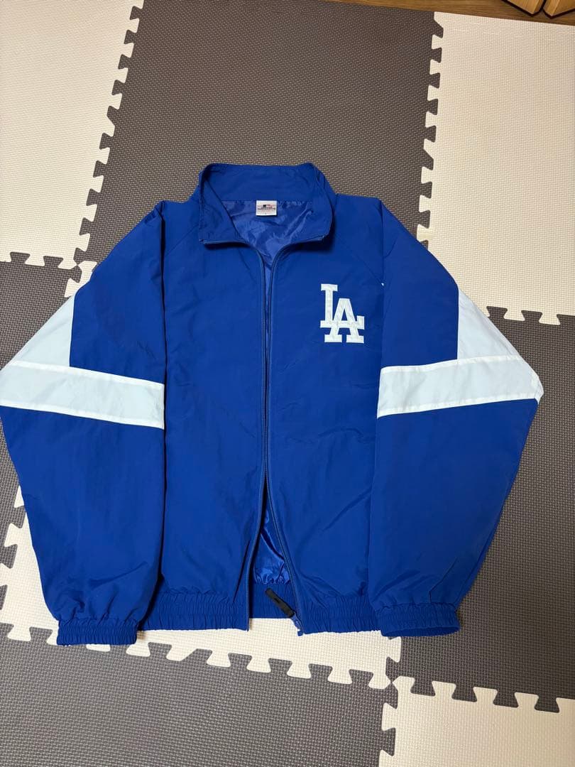 MLB Los Angeles Dodgers ナイロンジャケット ブルー - メルカリ