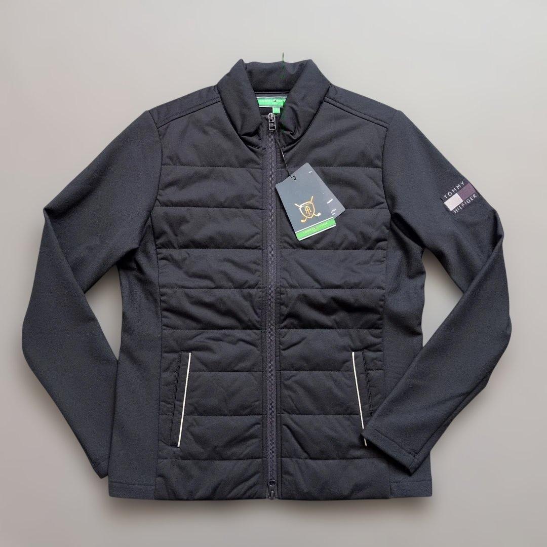 【未使用タグ付き】トミーヒルフィガーゴルフ　中綿フルジップジャケット　ネイビーS TOMMY HILFIGER（トミー・ヒルフィガー） トミー ヒルフィガー