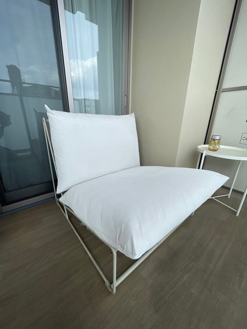 IKEA HAVSTEN（ハーヴステン）アームチェア（1人用） HAVSTEN ハーヴステン アームチェア 屋外用, ベージュ - IKEA