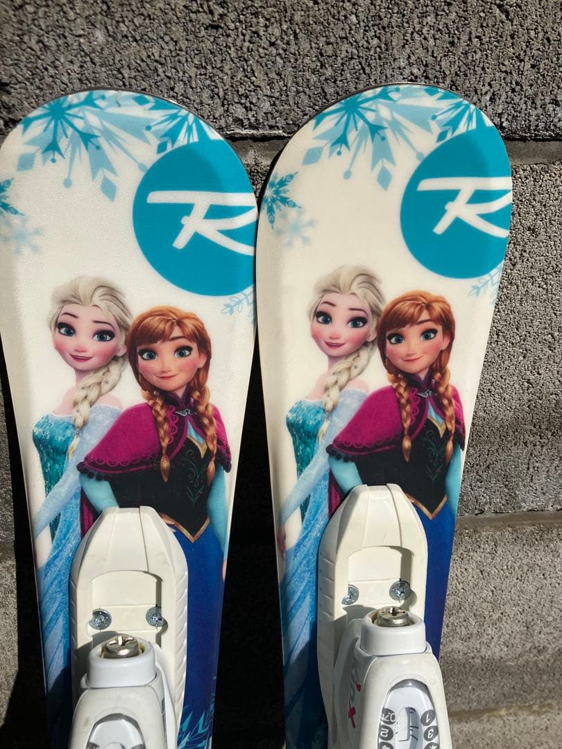即発送可　レア　未使用　ロシニョール Frozen アナと雪の女王スキー70cm ROSSIGNOL（ロシニョール） スキー 板 2018 ROSSIGNOL FROZEN KID-X