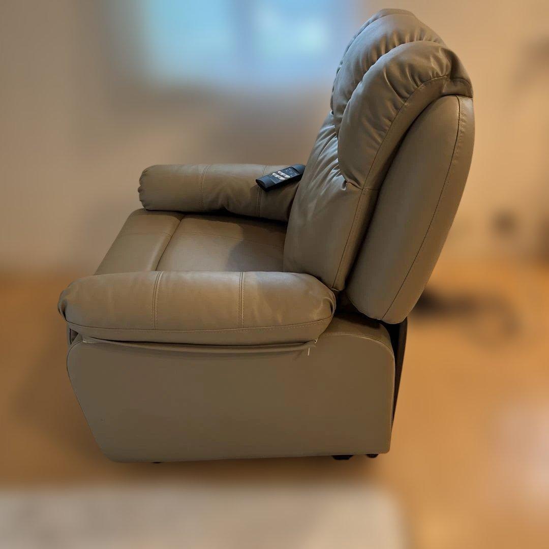 電動リクライニングチェア　シフォンJr 電動ラウンジチェア SHIFFON Jr （シフォンジュニア）（ブラック）の