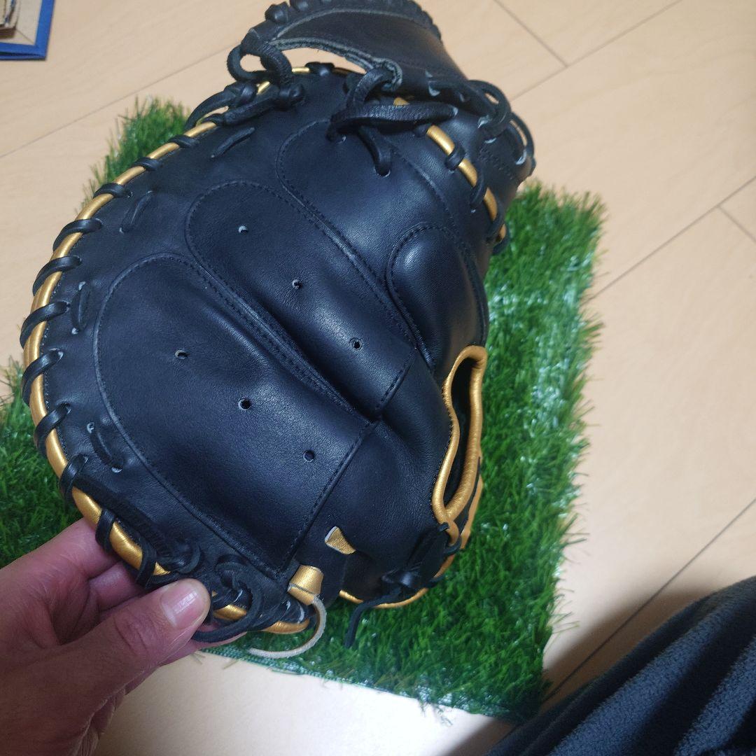 最終値下げ！ハタケヤマ 甲斐拓也モデル キャッチャーグローブ 黒金