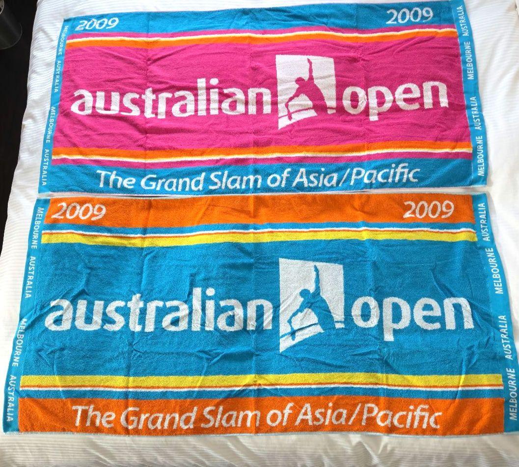 Australian Open 2009 バスタオル MEN'S WOMEN'S 全豪オープンテニス2026】キッズ AO Love タオル | WOWOW百貨店