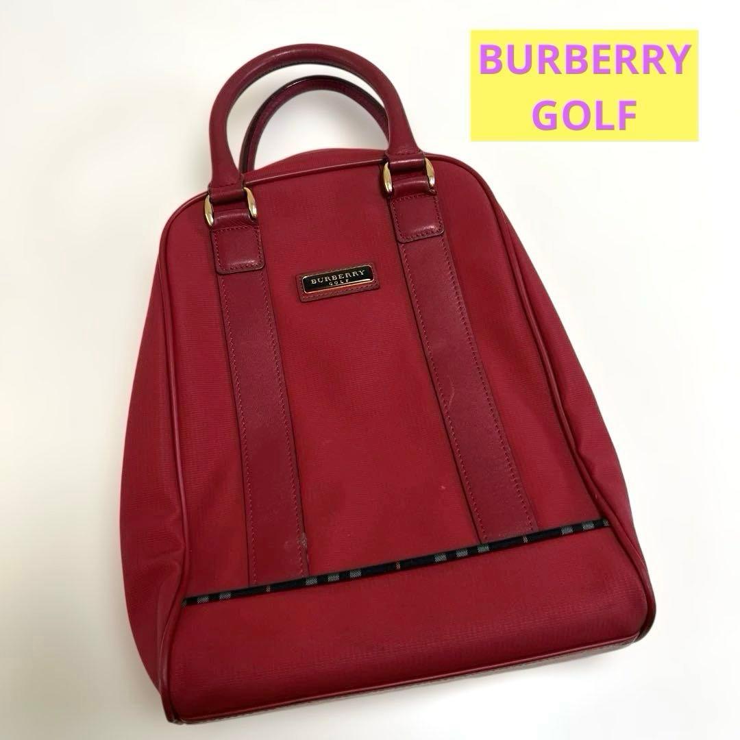 BURBERRY GOLF バッグ 赤 駅南やまご質店オンラインショップ / バーバリーゴルフ GOLF キャディ
