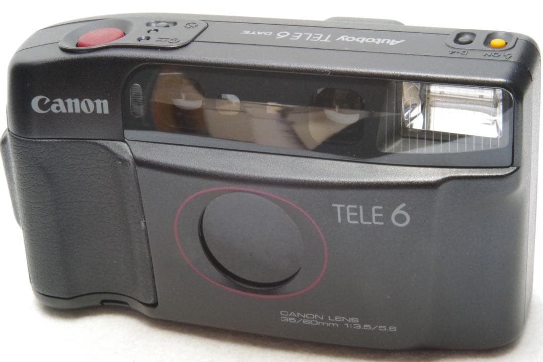 キャノン Autoboy TELE 6 DATE 元箱 国際保証書 動確 美品+ 美品】Canon Autoboy TELE 6 コンパクトフィルムカメラ - メルカリ