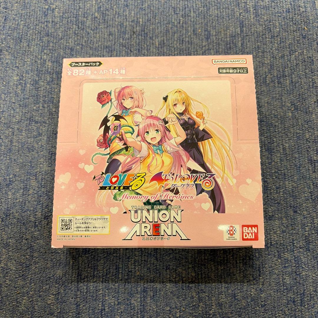 UNION ARENA ToLOVEる 1box　テープ付き BANDAI（バンダイ） ユニオンアリーナ トラブル UNION ARENA To LOVEる