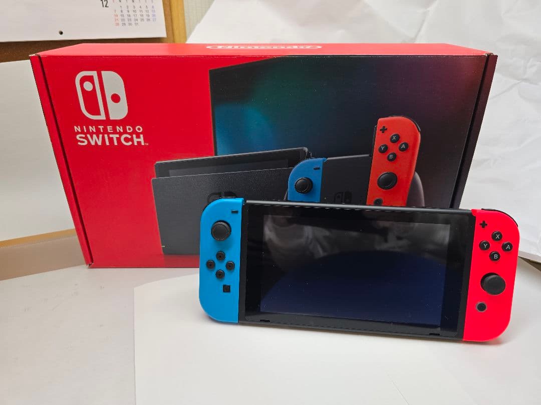 【完品】Nintendo Switch 本体 ネオンブルー/レッド 箱付き Amazon.co.jp: Nintendo Switch(有機ELモデル) Joy-Con(L) ネオン