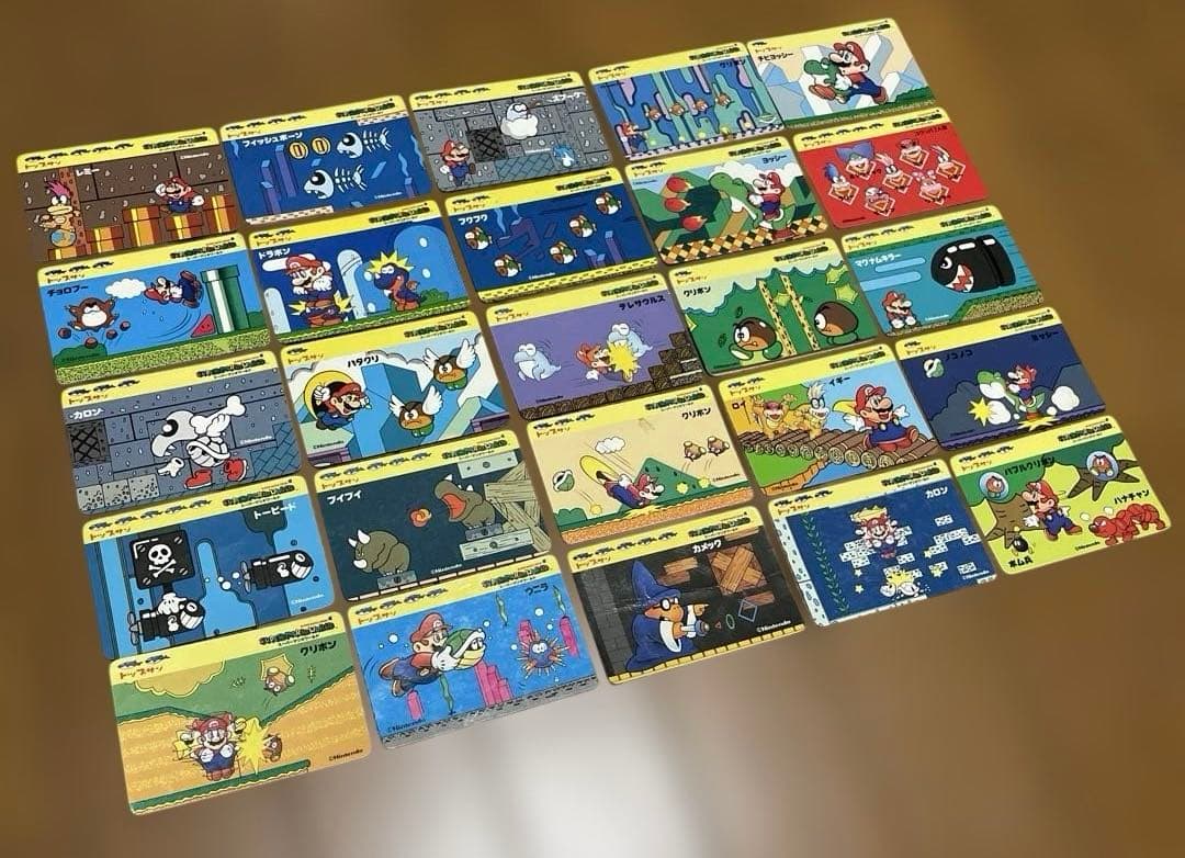 【希少】スーパーマリオ トレーディングカード 25枚セット FOR22【国内未発売】PANINI スーパーマリオ トレーディングカード