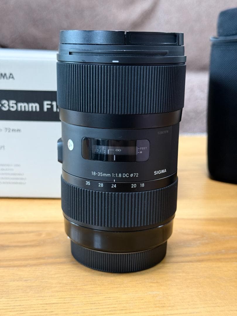 SIGMA Art 18-35mm F1.8 DC (キヤノンEF用) Amazon.com : Sigma 18-35mm F1.8 Art DC HSM Lens for Canon, Black
