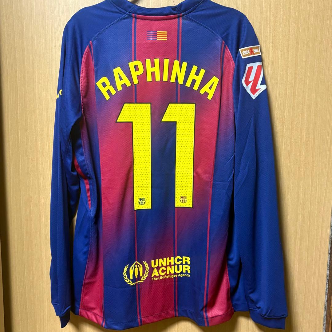 速*度様 FCバルセロナ 25-26ホーム 長袖ユニフォーム　No.11ハフィー 10029314.jpg